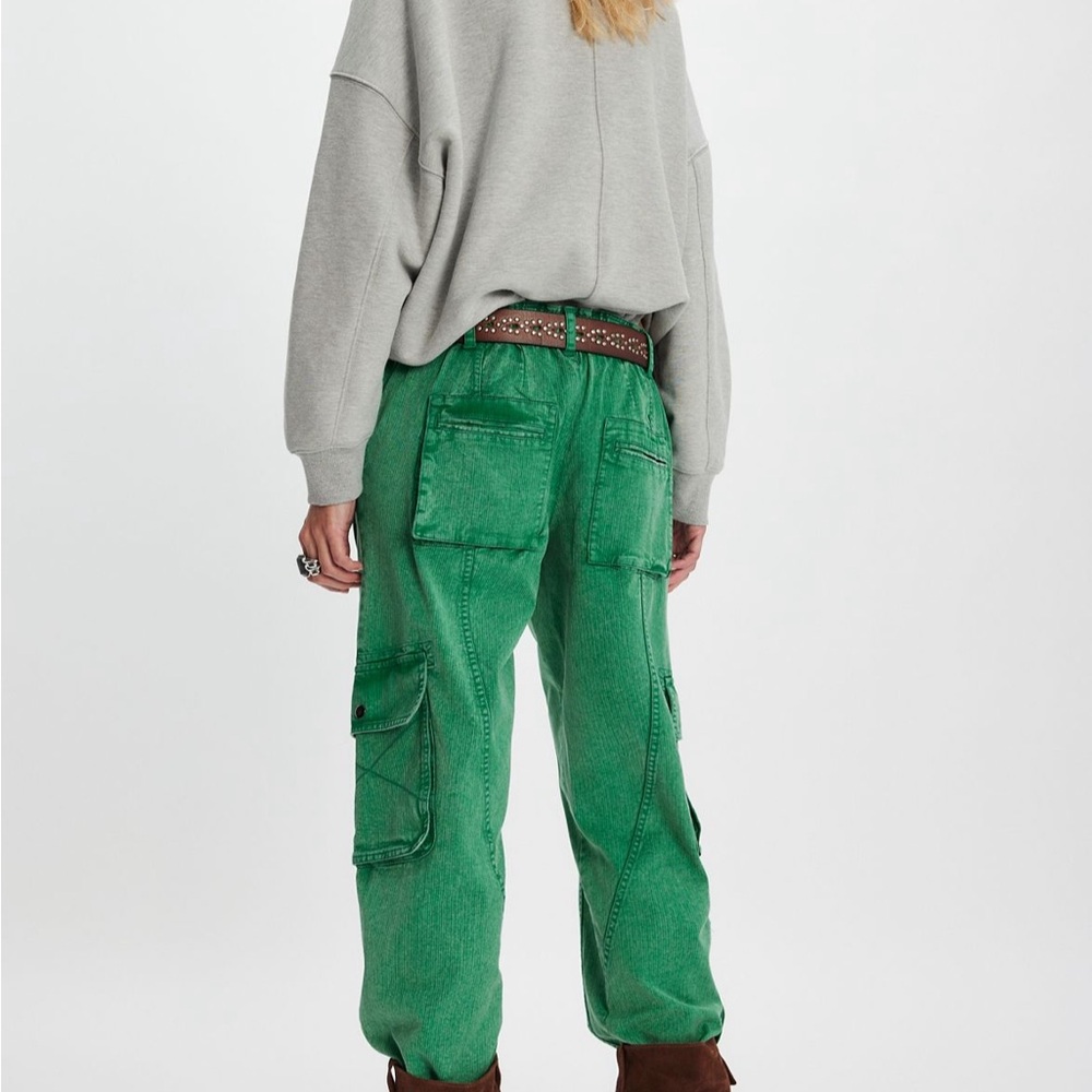 Free People Green Cargo Pants - Picture 7 of 7